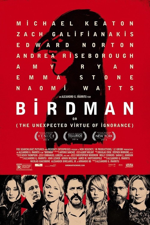 Birdman or (The Unexpected Virtue of Ignorance) poster