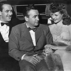 TONIGHT AND EVERY NIGHT, Lee Bowman, director Charles Vidor, Rita Hayworth on set, 1945