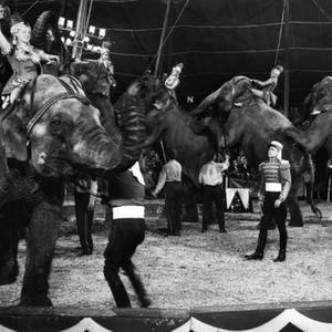 THE GREATEST SHOW ON EARTH, Lyle Bettger (ringmaster, right), 1952
