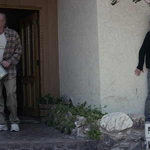 (L-R) James Caan as Harold Grainey and Logan Miller as Ethan in "The Good Neighbor."