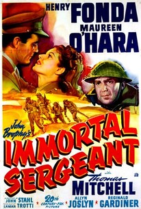 Poster for The Immortal Sergeant