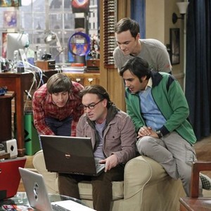 The Big Bang Theory, from left: Simon Helberg, Johnny Galecki, Jim Parsons, Kunal Nayyar, 09/24/2007, ©CBS