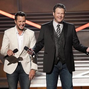 The 48th Annual Academy of Country Music Awards, Luke Bryan (L), Blake Shelton (R), 04/07/2013, ©CBS