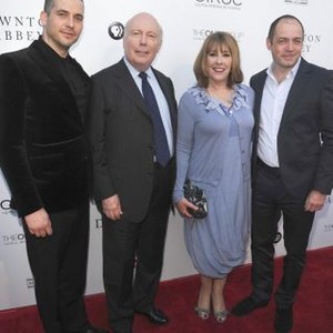 Rob James-Collier, Julian Fellowes, Phyllis Logan, Gareth Neame at arrivals for An Evening with Downton Abbey Talent Panel Discussion, Leonard H. Goldenson Theatre, Los Angeles, CA June 10, 2013. Photo By: Jody Cortes/Everett Collection