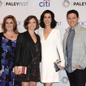 Donna Lynne Champlin, Rachel Bloom, Aline Brosh McKenna, Santino Fontana at arrivals for CRAZY EX-GIRLFRIEND at the 2015 Paleyfest Fall TV Previews, The Paley Center for Media, Los Angeles, CA September 14, 2015. Photo By: Dee Cercone/Everett Collection