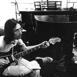 LET IT BE, John Lennon, Yoko Ono, 1970, rehearsing in the studio