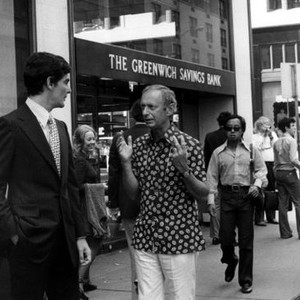 PORTNOY'S COMPLAINT, Ernest Lehman directing Richard Benjamin on location in New York, 1972
