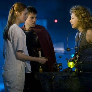 Doctor Who, Karen Gillan (L), Arthur Darvill (C), Alex Kingston (R), 'A Good Man Goes To War', Season 6, Ep. #7, 06/11/2011, ©KSITE
