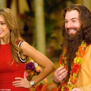 Jessica Alba (left) and Mike Myers (right) star in the comedy "The Love Guru." photo 1