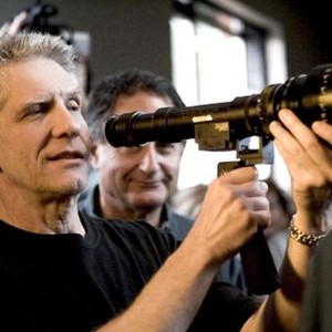 A HISTORY OF VIOLENCE, director David Cronenberg on set, 2005, (c) New Line