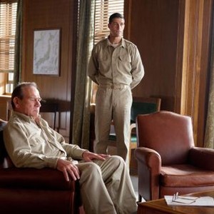 EMPEROR, from left: Tommy Lee Jones, Matthew Fox, 2012. ph: Kirsty Griffin/©Roadside Attractions