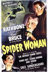 Poster for Sherlock Holmes and the Spider Woman