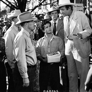 Broderick Crawford (right), John Ireland (back right), John Derek (center). photo 5
