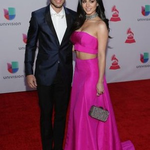 Prince Royce, Emeraude Toubia at arrivals for 16th Annual Latin GRAMMY Awards - Arrivals 2, MGM Grand Garden Arena, Las Vegas, NV November 19, 2015. Photo By: James Atoa/Everett Collection