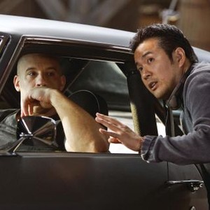 FAST & FURIOUS, (aka FAST AND FURIOUS), from left: Vin Diesel, director Justin Lin, on set, 2009. ©Universal Pictures International