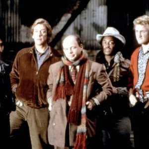 CRACKERS, Trinidad Silva, Donald Sutherland, Wallace Shawn, Larry Riley, Sean Penn, 1984. ©Universal