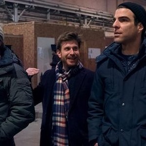 The Chair, Corey Moosa (L), Neal Dodson (C), Zachary Quinto (R), 'Moving On', Season 1, Ep. #6, 10/11/2014, ©STARZ