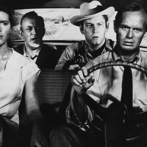 THE TRAP, Tina Louise, Lee J. Cobb, Earl Holliman, Richard Widmark, 1959