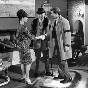 THE LIQUIDATOR, from left: Jennifer Jayne, Trevor Howard, Rod Taylor, 1965