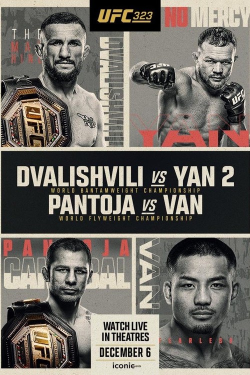 UFC 323: Dvalishvili vs. Yan 2 poster