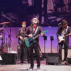AN EVENING WITH TODD RUNDGREN: LIVE AT THE RIDGEFIELD, from left, Prairie Prince, Kasim Sulton, Todd Rundgren, Jesse Gress, Ridgefield Playhouse, Ridgefield, Connecticut, December 15, 2015, 2016, © Purple Pyramid