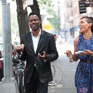 Chris Rock as Andre Allen and Rosario Dawson as Chelsea Brown in "Top Five."