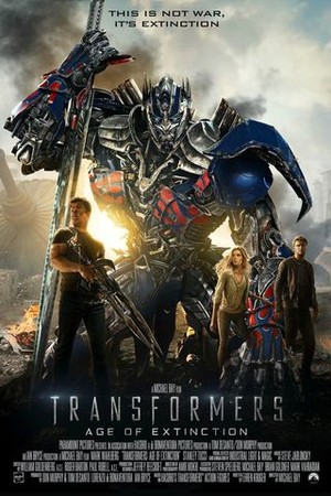 Transformers: Age of Extinction poster