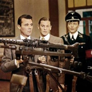 THE DAMNED, (aka LA CADUTA DEGLI DEI), Dirk Bogarde (second left), Helmut Berger (middle), Helmut Griem (black uniform), 1969