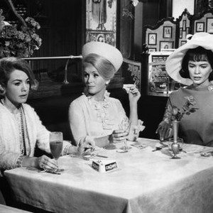 GOODBYE CHARLIE, Joanna Barnes, Debbie Reynolds, Ellen Burstyn, 1964, (c) 20th Century Fox, TM & Copyright