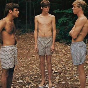 A SEPARATE PEACE, Peter Brush (center), John Heyl (right), 1972