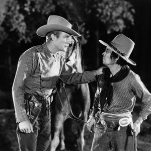 HERITAGE OF THE DESERT (aka WHEN THE WEST WAS YOUNG), from left: Randolph Scott, Charles Stevens, 1932