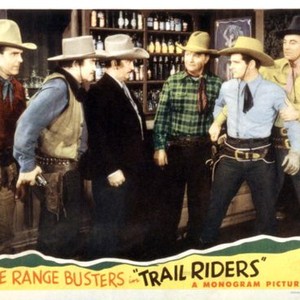 TRAIL RIDERS, Kermit Maynard, Charles King, Max Terhune, David Sharpe, John King, 1942