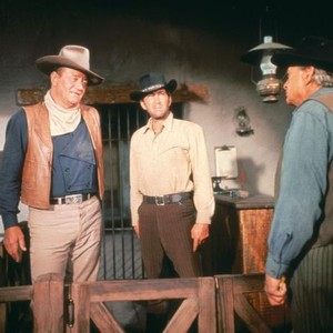 THE SONS OF KATIE ELDER, John Wayne, Dean Martin, James Gregory, 1965
