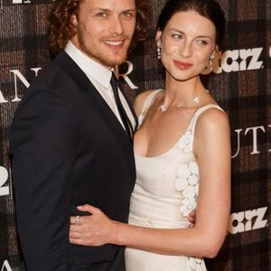 Sam Heughan, Caitriona Balfe at arrivals for OUTLANDER Series Premiere, 92nd Street Y, New York, NY July 28, 2014. Photo By: Jason Smith/Everett Collection