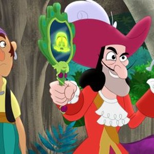Jake and the Never Land Pirates, Jeff Glen Bennett (L), Michael Richard Dobson (R), 'Sleeping Mermaid / Jake's Mega-Mecha Sword', Season 3, Ep. #17, ©DISNEYJUNIOR