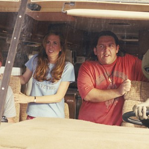 (L-R) Simon Pegg as Graeme Willy, Kristen Wiig as Ruth Buggs, Nick Frost as Clive Gollings and Paul in "Paul." photo 4