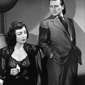THE NARROW MARGIN, from left: Marie Windsor, Charles McGraw, 1952