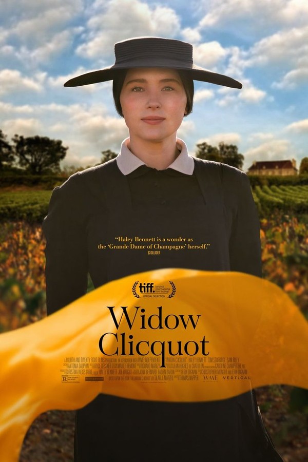 In this poignant drama, the resilient spirit of Widow Clicquot comes to life as she builds an empire from scratch, overcoming adversity and shattering glass ceilings in the late 18th century.