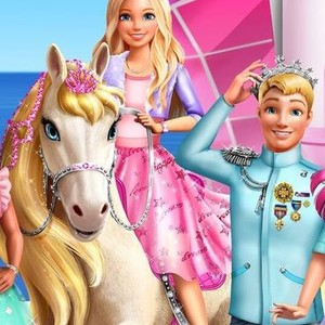 Barbie princess adventure online logo