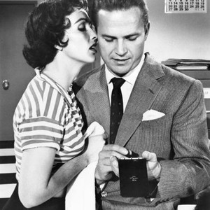 KISS ME DEADLY, from left: Maxine Cooper, Ralph Meeker, 1955