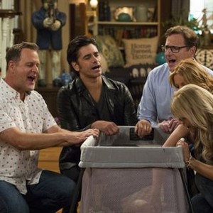 Fuller House, John Stamos (L), Dave Coulier (R), 'Our Very First Show, Again', Season 1, Ep. #1, 02/26/2016, ©NETFLIX