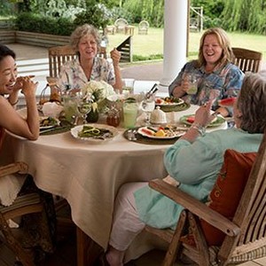 (L-R) Sandra Oh as Susanne, Susan Sarandon as Pearl, Melissa McCarthy as Tammy and Kathy Bates as Lenore in "Tammy."