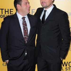 Jonah Hill,  Leonardo DiCaprio at arrivals for THE WOLF OF WALL STREET Premiere, The Ziegfeld Theatre, New York, NY December 17, 2013. Photo By: Gregorio T. Binuya/Everett Collection