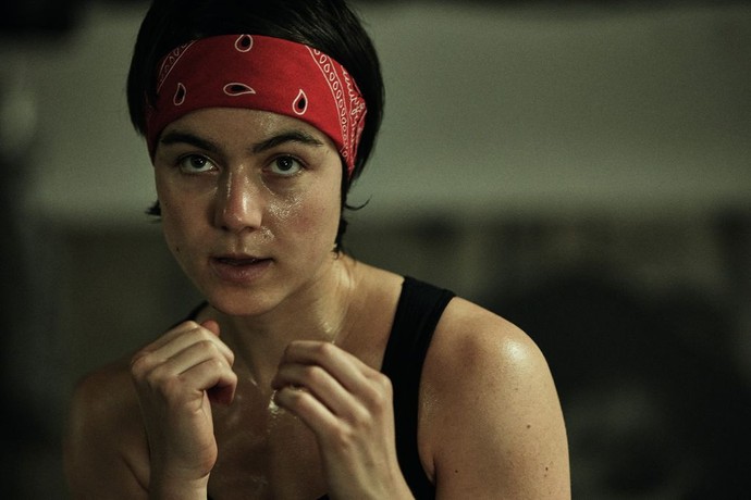 Toni Williams (Louise Grossmann) is a boxer, in "Uppercut." (Lionsgate)