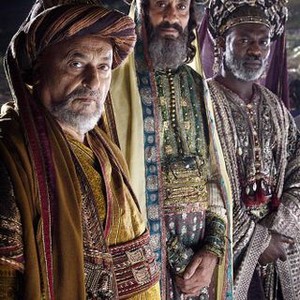 THE NATIVITY STORY, the Three Kings: Nadim Sawalha as Melchior, Stefan Kalipha as Gaspar, Eriq Ebouaney as Balthasar,  2006. ©New Line Cinema