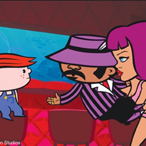 (l to r) Lil' Pimp (voiced by Mark Brooks), Fruit Juice (voiced by Bernie Mac) and Sweet Chiffon (voiced by Lil' Kim) star in Revolution Studios' animated comedy Lil' Pimp. photo 2