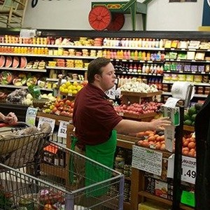(L-R) Brooke Burns as Amy Boone, David DeSanctis as Produce and Kristoffer Polaha as Calvin Campbell in "Where Hope Grows." photo 3