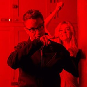 THE NEON DEMON, from left: director Nicolas Winding Refn, Elle Fanning, on set, 2016. ph: Gunther Campine/© Broad Green Pictures
