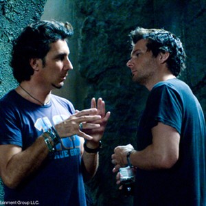 (L-R) Director Patrick Tatopoulos and story creator/producer Len Wiseman on the set of "Underworld: Rise of the Lycans." photo 9