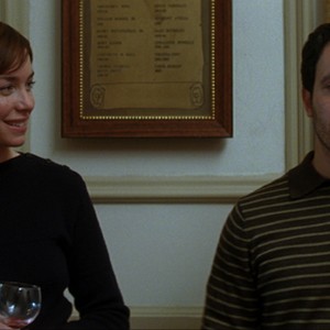 (L-R) Julianne Nicholson as Sara and Chris Messina as Subject 19 in "Brief Interviews With Hideous Men."